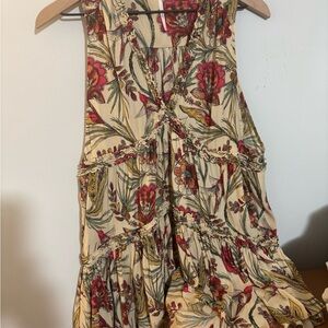 Free People - Floral / Botanical Sleeveless Tunic